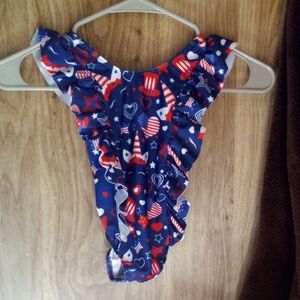 NWOT! Patriotic Blue One-Piece Swimsuit